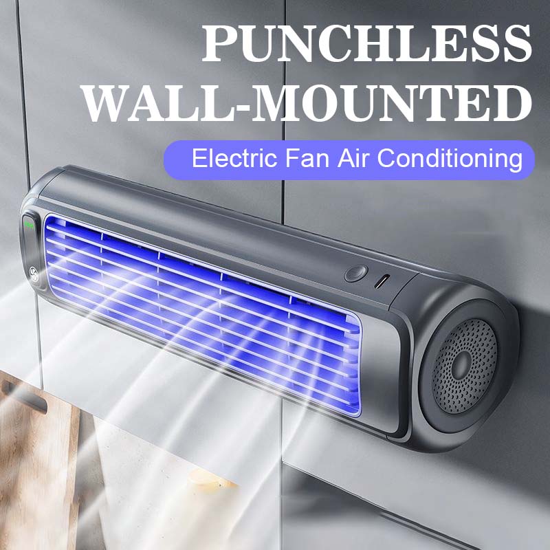 Stansfri Väggmonterad Elektrisk Fläkt Luftkonditionering