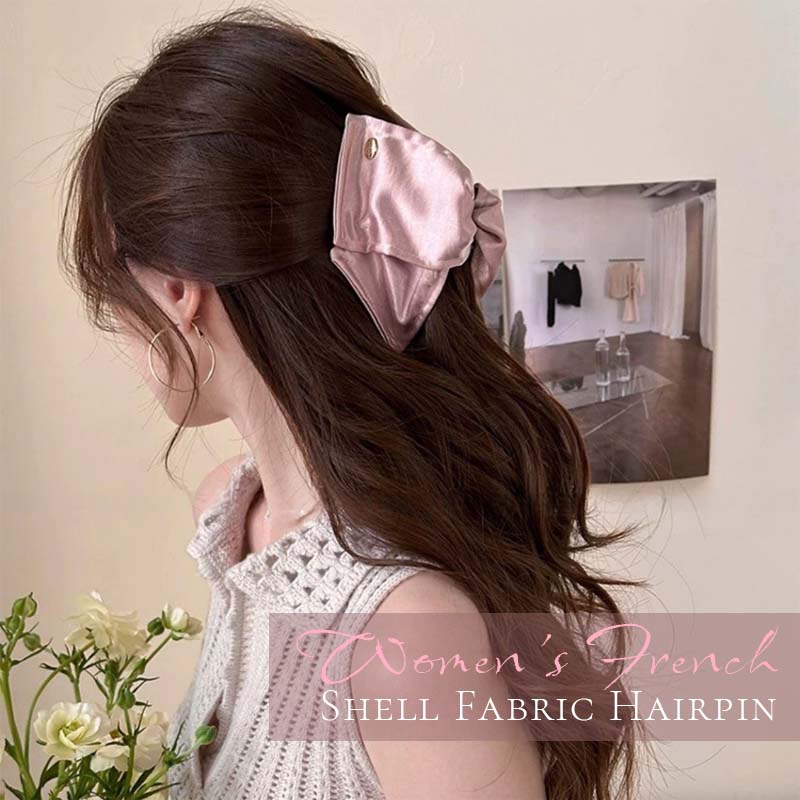 Hårnål för kvinnor i French Shell-tyg🌸