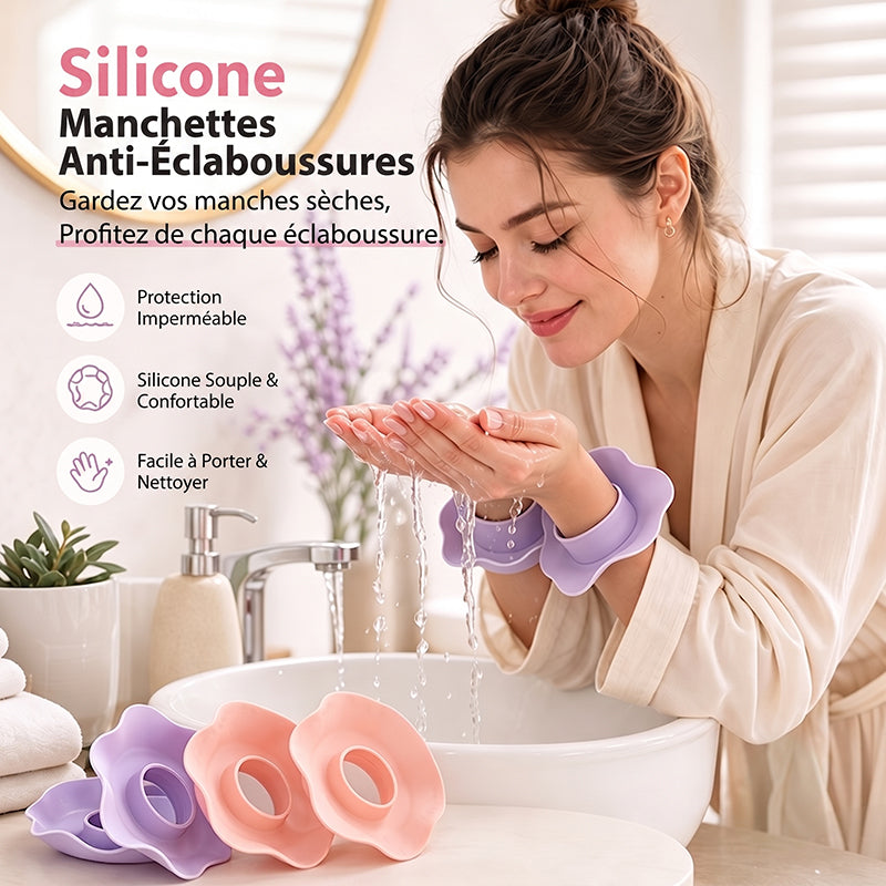 Waterproof wristbands for washing your face