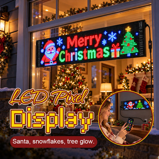 Smart App-Controlled Christmas LED Pixel Display