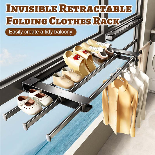 Vikbart justerbart torkställ för kläder 🌤