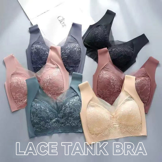 Spets-bh utan bygel 💕/Lace Wire-Free Tank Bra