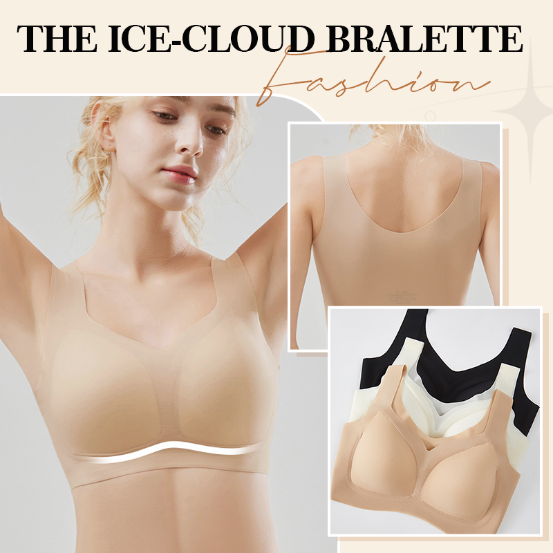 🌬️Ice-Cloud Bralette: Sömlös, stödjande bh utan bygel