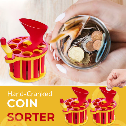 Handgekurbelter Münzsortierer