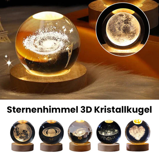 Sternenhimmel 3D-Mikrolandschaftskristallkugel/starry sky 3D micro landscape crystal ball
