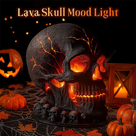 Lava Schedel bordslampa💀