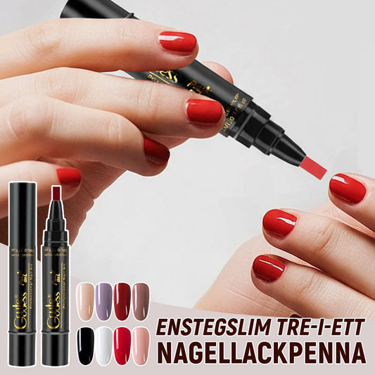 Enstegslim Tre-i-ett Nagellackpenna
