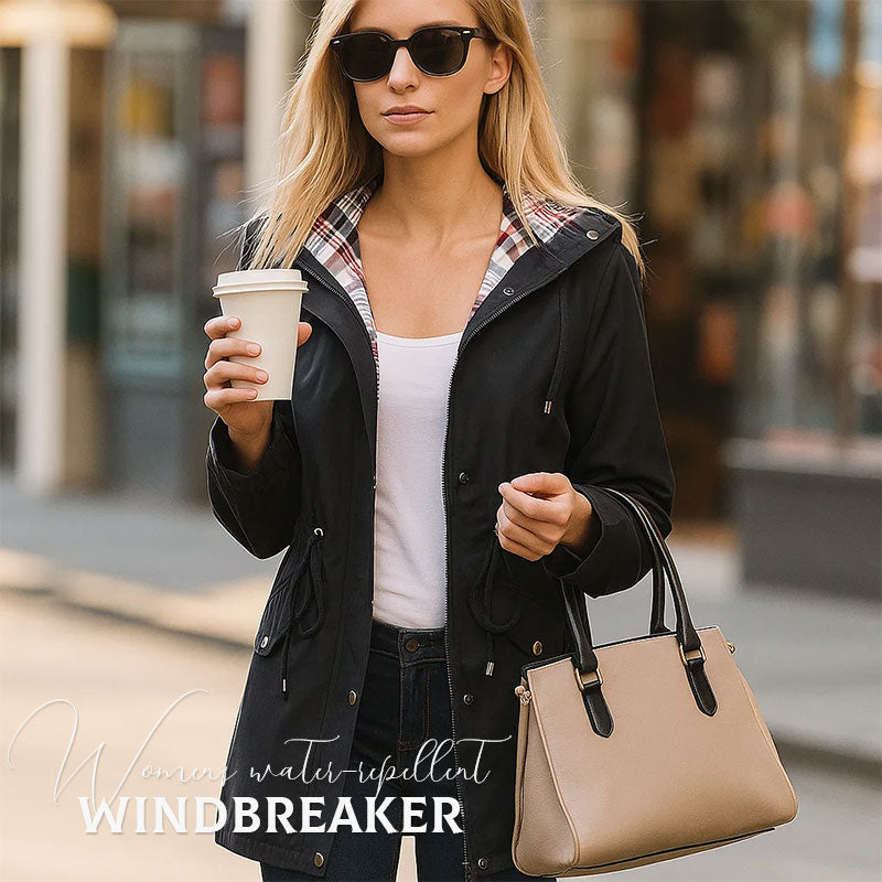 Vattenavvisande vindjacka för kvinnor