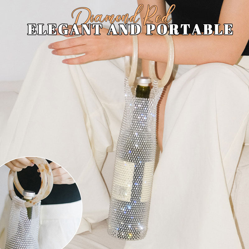 ✨Diamantrödvinvävd Väska💎