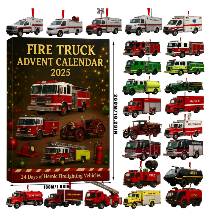 🚒🔥Brandbilsadventskalender 2025🎁🌲