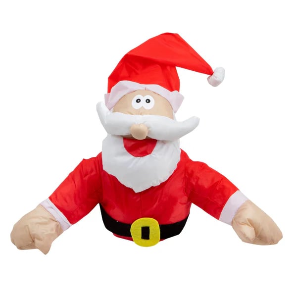 Kraschande renar och jultomteset