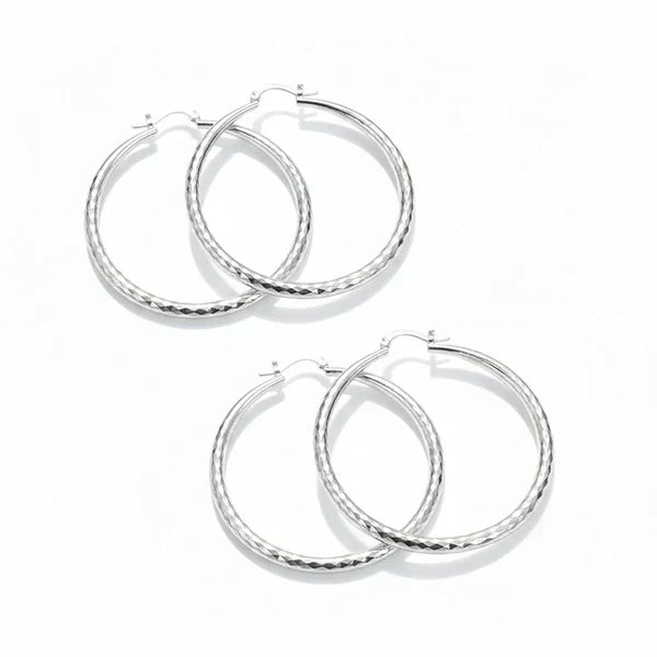 🎉KÖP 1, FÅ 1 GRATIS🎁Diam🎉 KÖP 1, FÅ 1 GRATIS 🎁 Diamantslipade hoop-örhängen för kvinnor – eleganta, glittrande 💎ond-Cut Hoop-örhängen för kvinnor