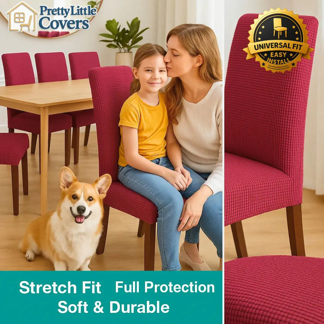 🪑Chair covers – give an old chair a fresh new look instantly!