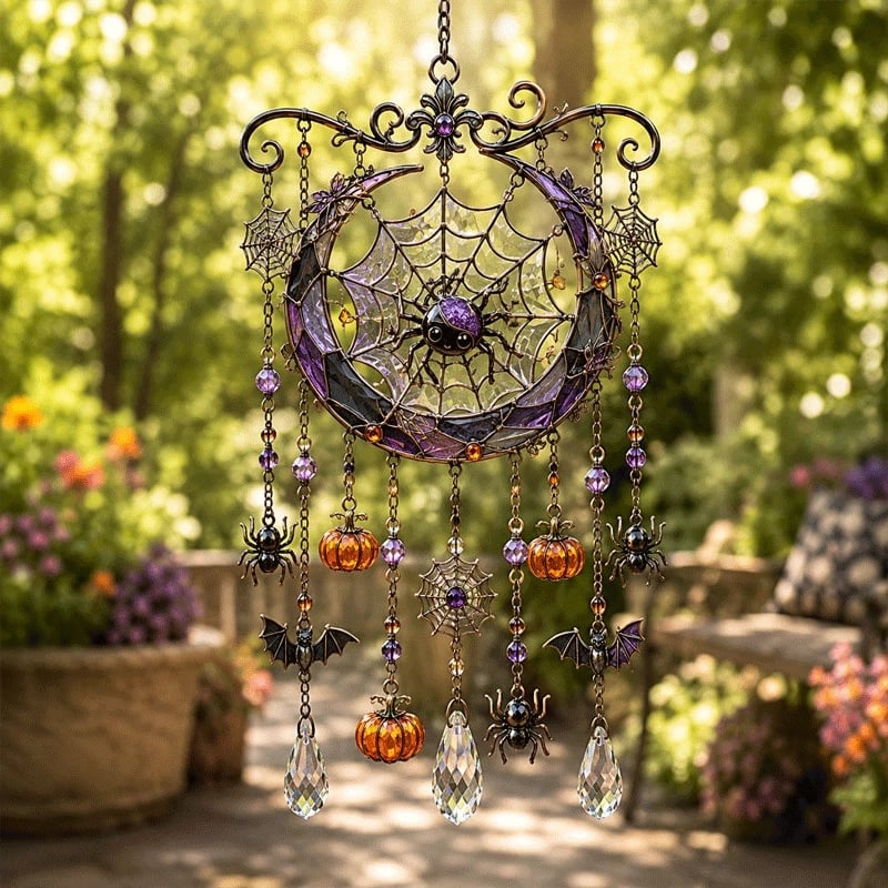 ✨🎃Cast Rainbow Light with Gothic Halloween Wind Chimes! 🎃