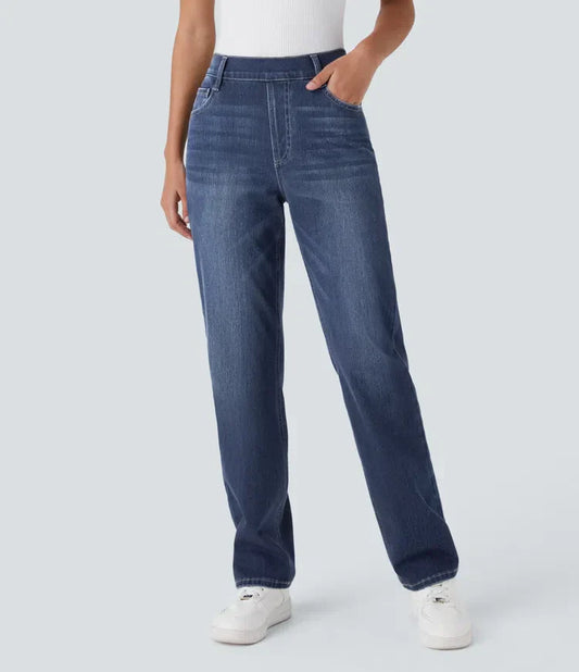 Elastische und bequeme Hose mit hoher Taille