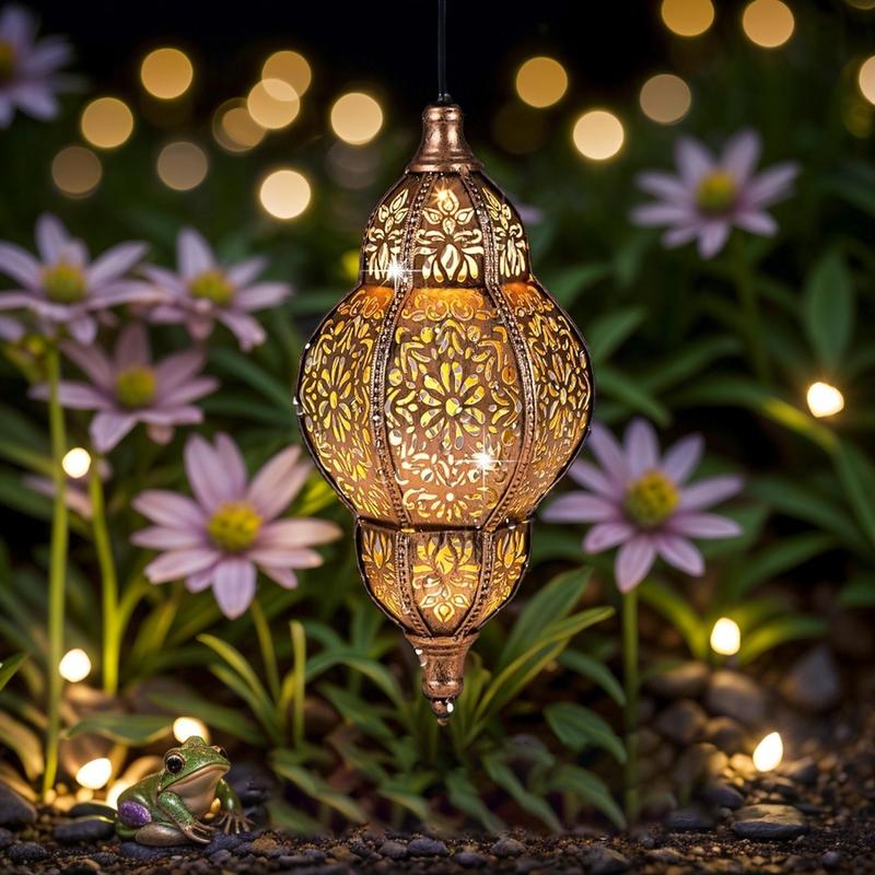 🌙Barockstil Hantverksmässig Utomhuslampa I Smidesjärn - Ipx44 Vattentät✨🎉
