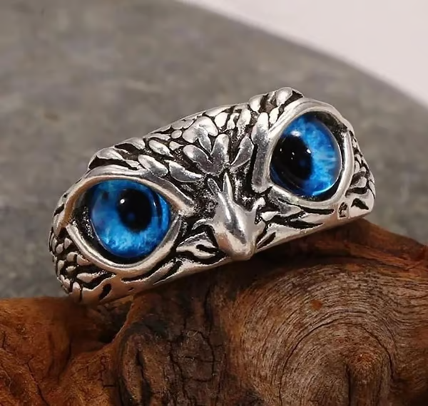 ⭐ Uggla – ring i vintagestil – Köp 1, få 1 gratis ⭐