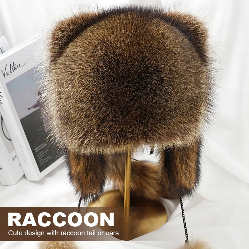 Imitation Raccoon Warm Hat