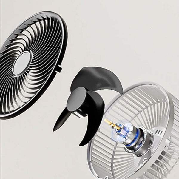 ❄️🔥USB-driven, tyst, energisparande piedestalfläkt med luftflöde🍃