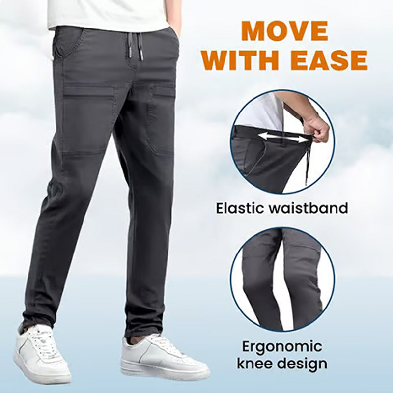 Slitesterk Cargo-bukse med hög stretch i flera fickor/Durable cargo pants with high stretch and multiple pockets