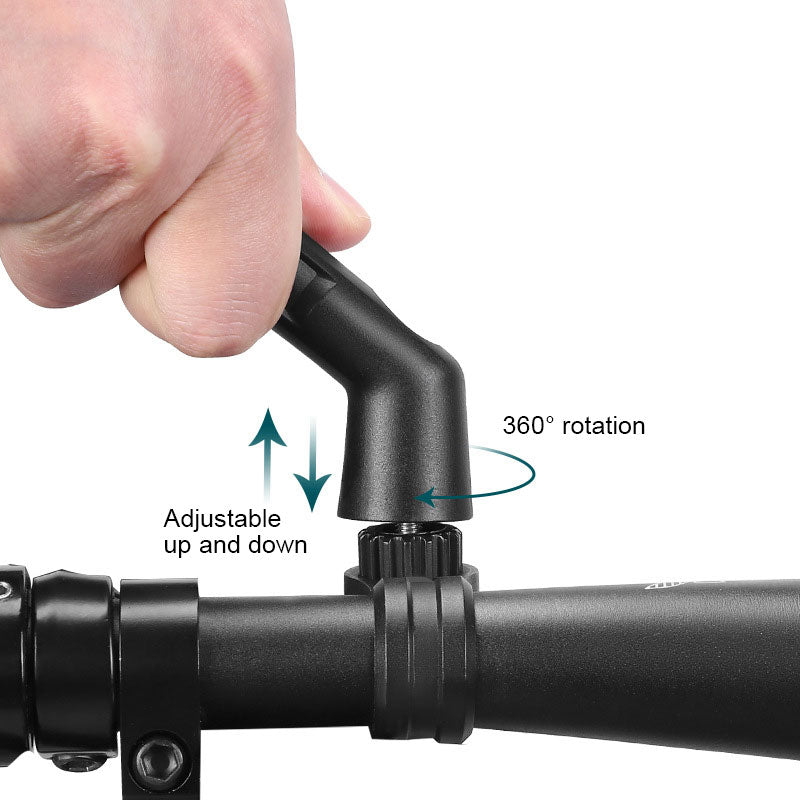 Utdragbar antireflex backspegel för cykel