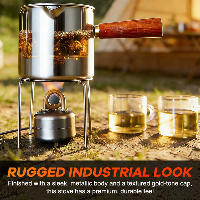 Bärbar spritkök för camping utomhus