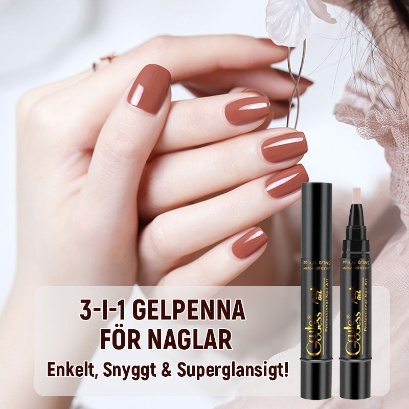 Enstegslim Tre-i-ett Nagellackpenna