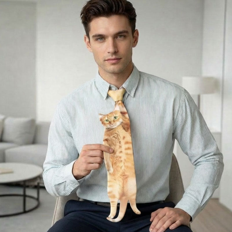 🐱 Söt kattkravatt