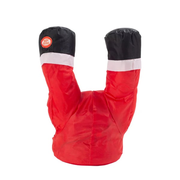 Kraschande renar och jultomteset