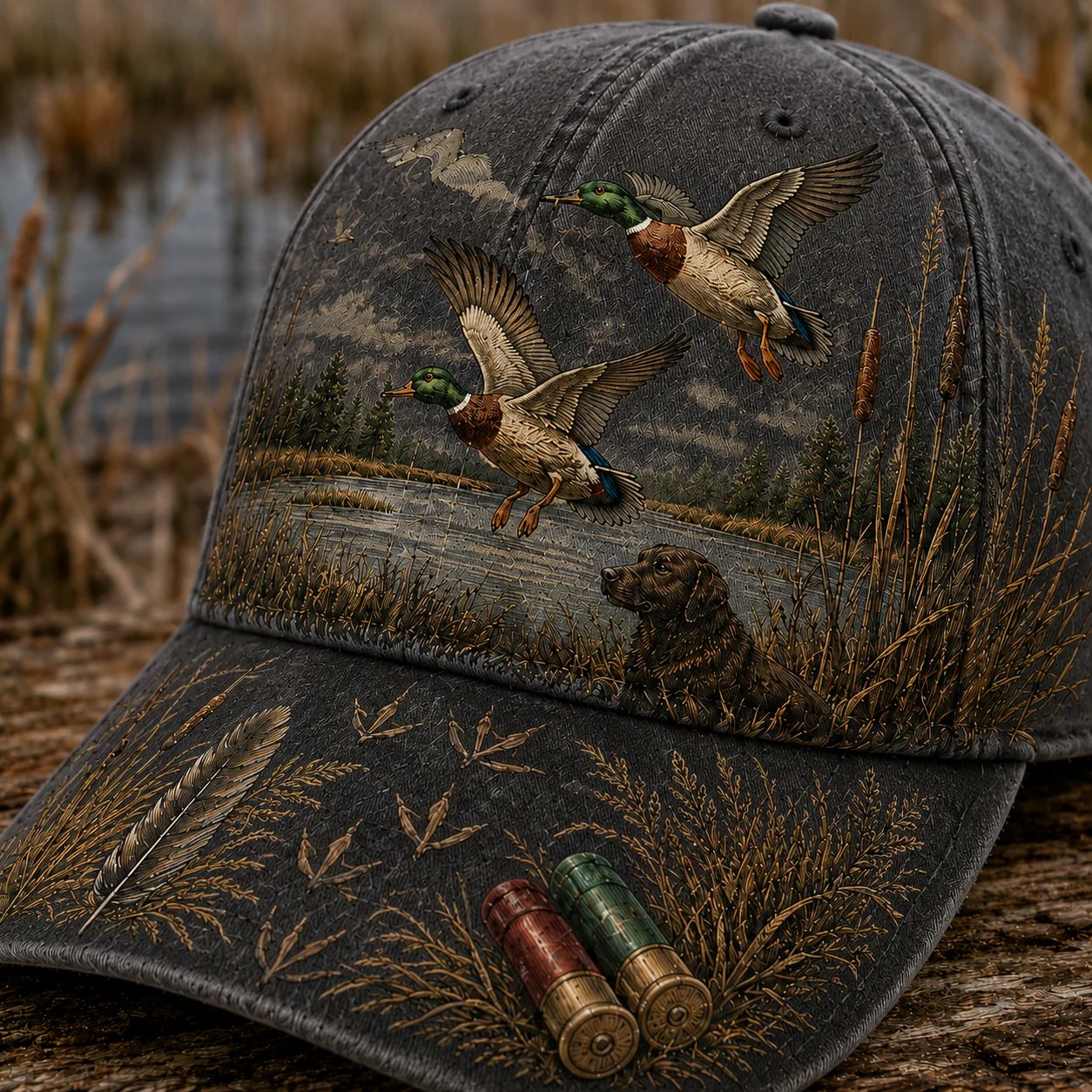 💥SPECIALERBJUDANDE 50 % RABATT –🦆 WILD & READY-MÖSSA FÖR ANKJAKT – 100 % BOMULL