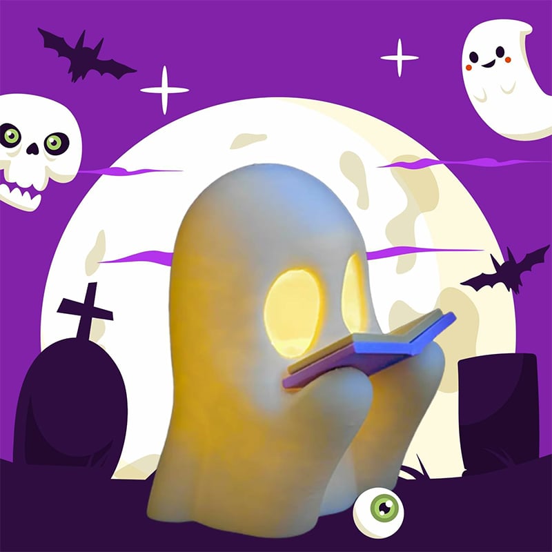 🔥Sista dagen 50% rabatt - 🔥Läsande spöke Halloween-dekoration