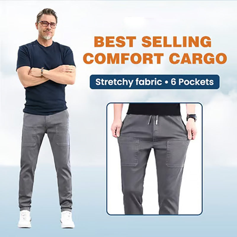 Slitesterk Cargo-bukse med hög stretch i flera fickor/Durable cargo pants with high stretch and multiple pockets