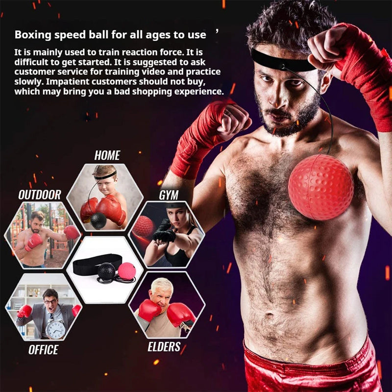 Boxing Reflex Ball mit verstellbarem Kopfband