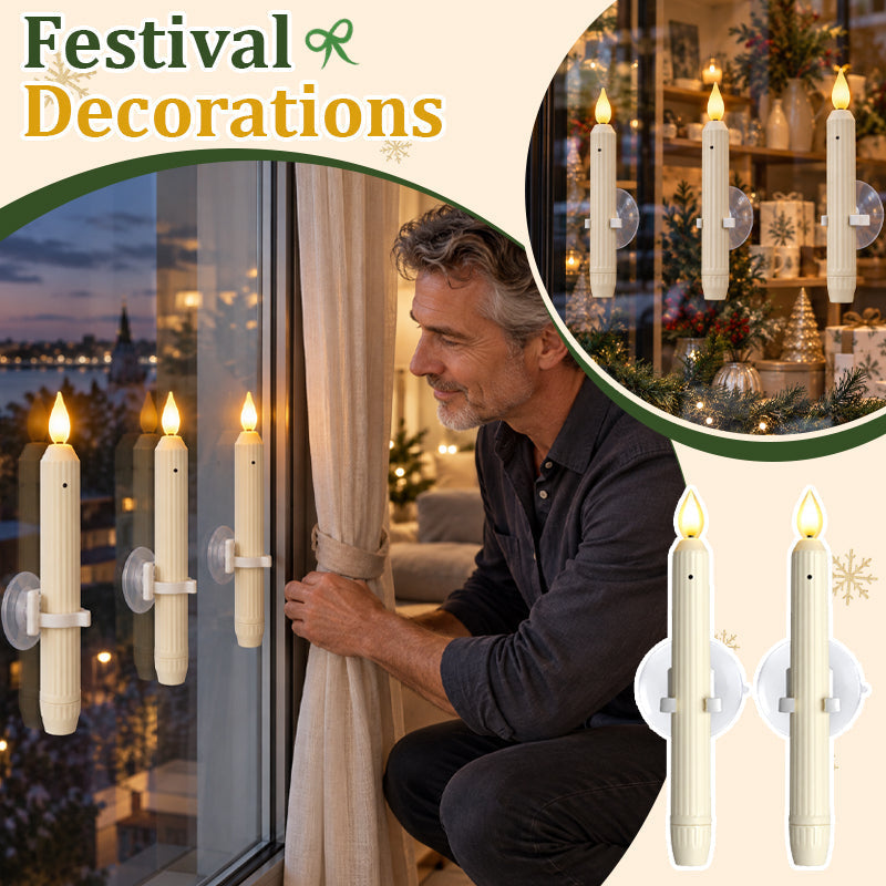 Window Candles Sensor Lights