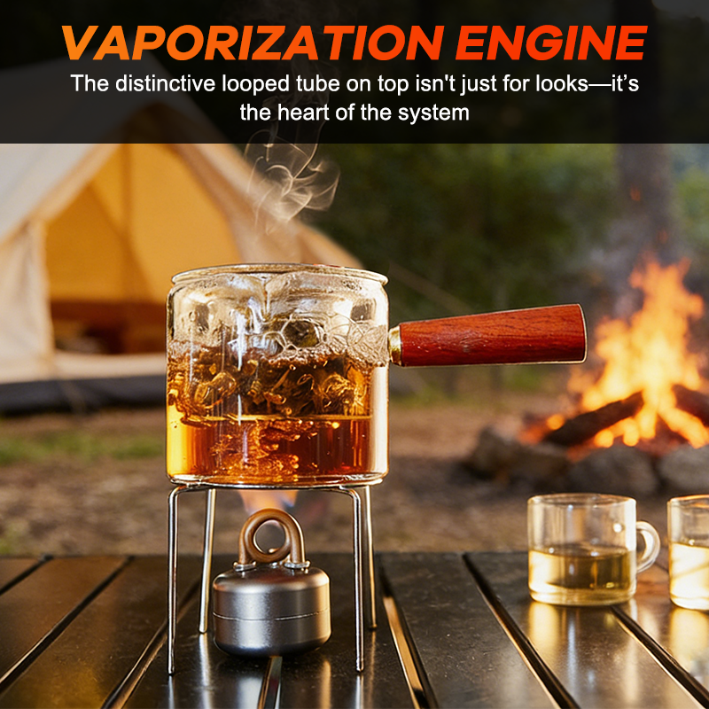 Bärbar spritkök för camping utomhus