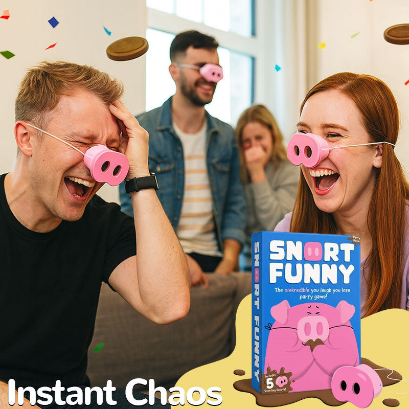 Snort Funny: Partyspelet "Skratta och du förlorar" 🐷😂