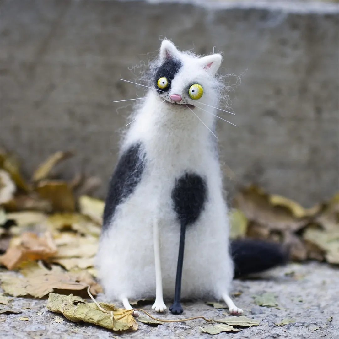 🎄✨Familjärer av ullfilt – originella handgjorda följeslagare