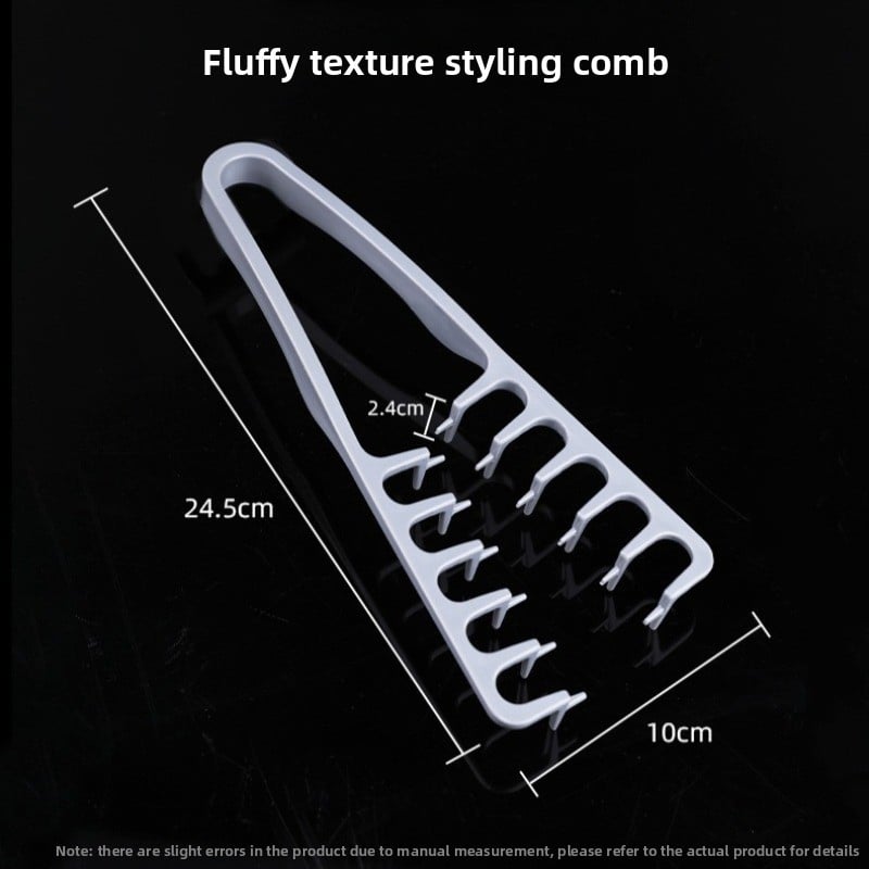 Texturerad stylingkam
