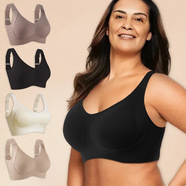 🎁Sista dagen: köp 1, få 3 förpackningar🔥Superstödjande behå | Push-up-behå utan bygel👍Inga mer hängande bröst