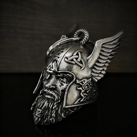 🛡️  Odins vikingatalisman nyckelring skyddsamulet 🔔