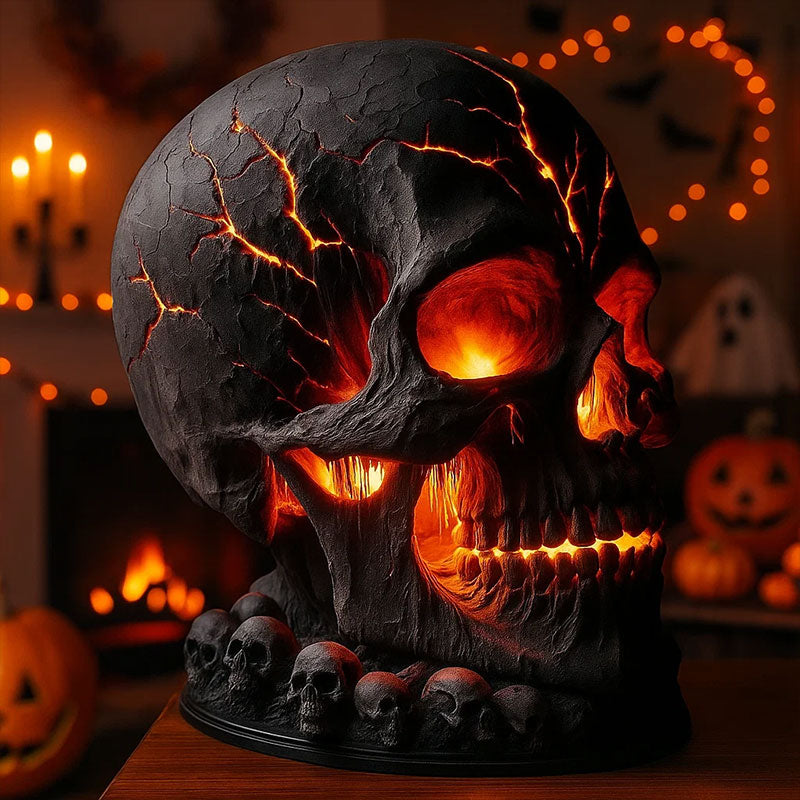 Lava Schedel bordslampa💀