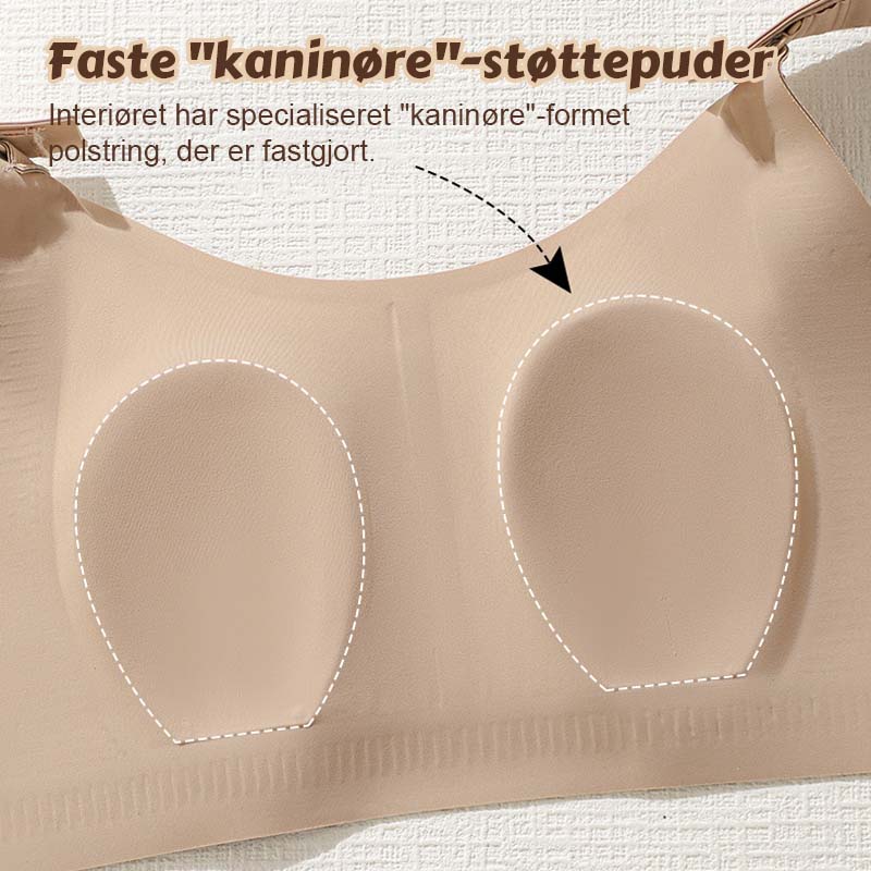 Kaninöron, justerbar behå utan bygel