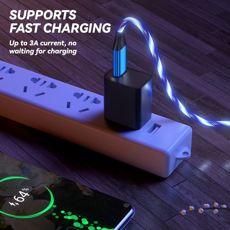 3-in-1 rotierendes magnetisches Streamer-Datenkabel