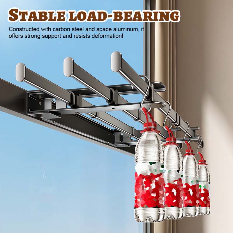 Vikbart justerbart torkställ för kläder 🌤