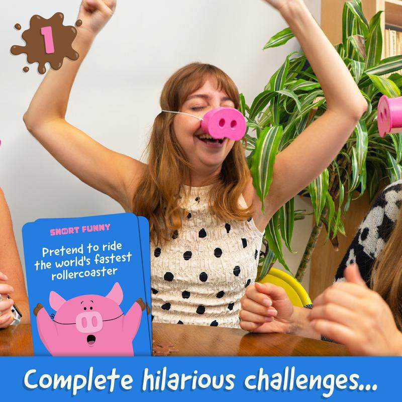 Snort Funny: Partyspelet "Skratta och du förlorar" 🐷😂