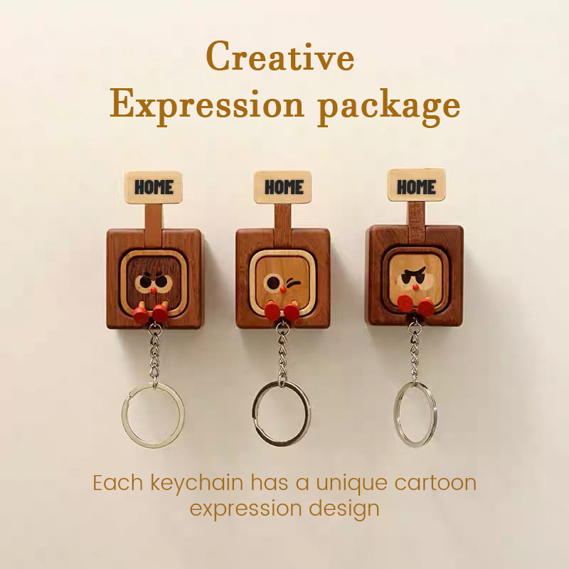 Trä Creative Package magnetisk nyckelring