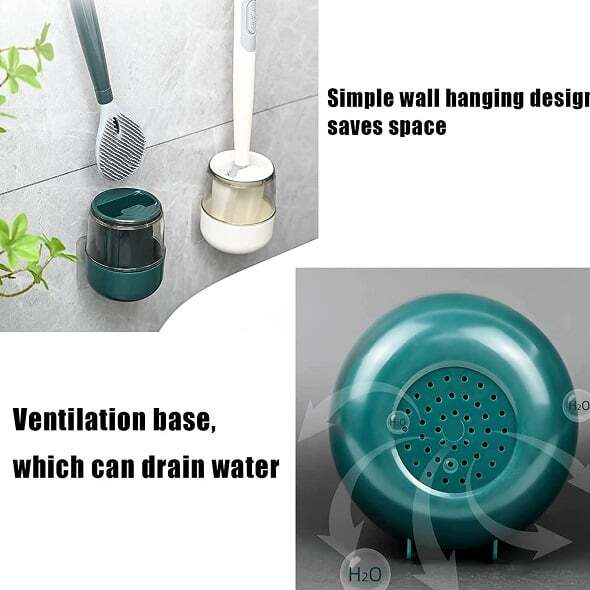 Perforationsfreie hydraulische Toilettenbürste mit langem Stiel