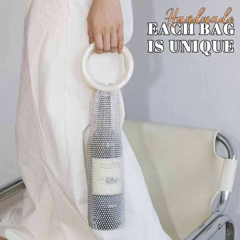 ✨Diamantrödvinvävd Väska💎