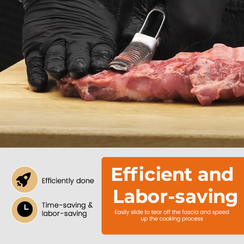 🔪 BBQ Rib Membrane & Fat Remover Tool - För enkel köttförberedelse!
