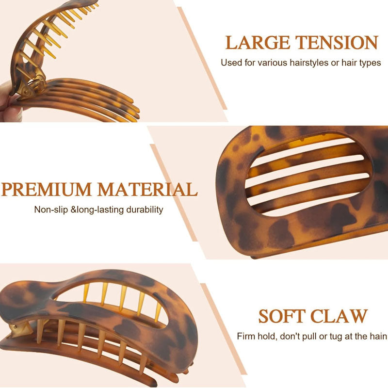 Oval hårgriparuppsättning (4 st)